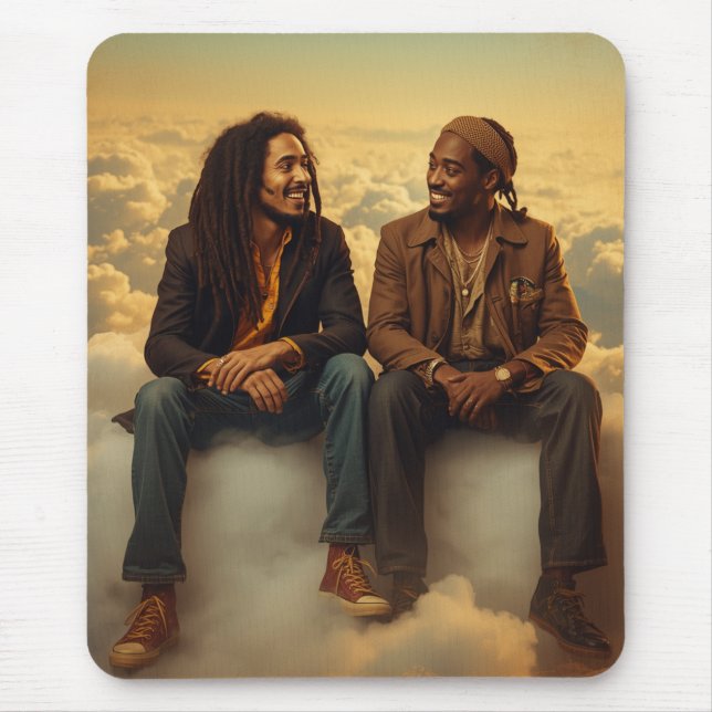 “Legendary Hip-Hop & Reggae Icons Mouse Pad (Front)