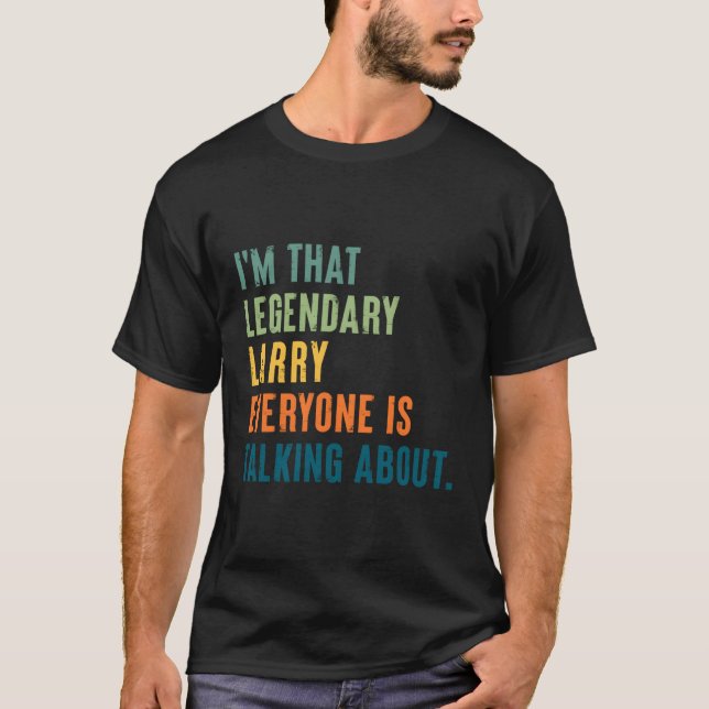 Legendary Larry Personalized Name T-Shirt (Front)