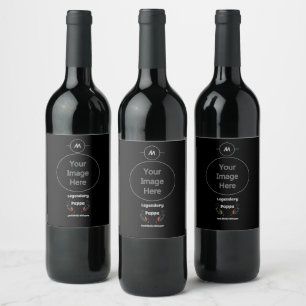 Legendary Pappa and Birdie Whisper Red Wing Bird G Wine Label