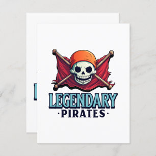Legendary Pirates Enclosure Card