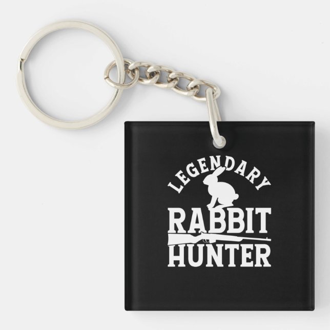 Legendary Rabbit Hunter Keychain (Front)