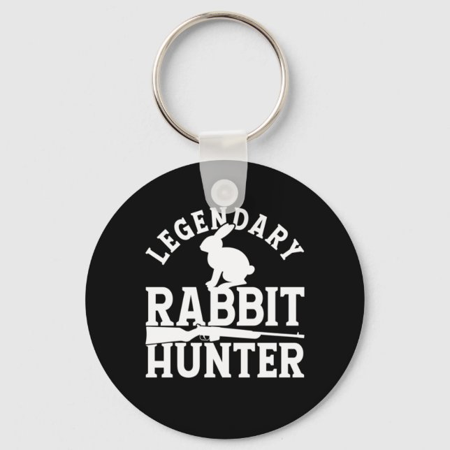 Legendary Rabbit Hunter Keychain (Front)