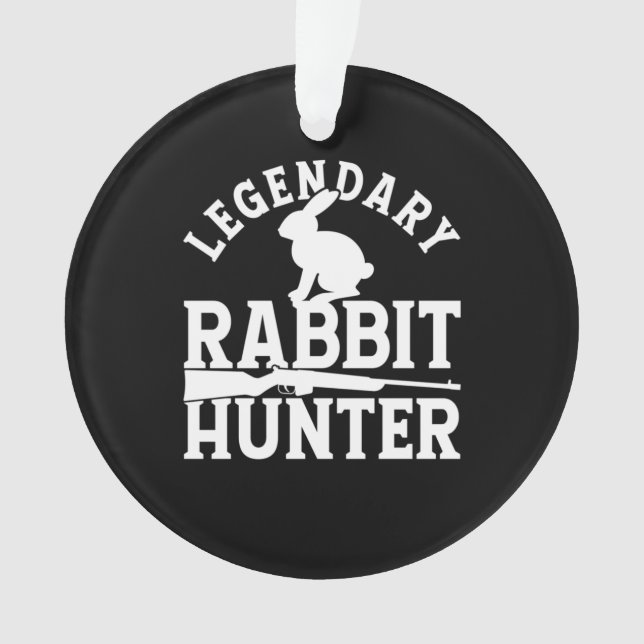 Legendary Rabbit Hunter Ornament (Front)