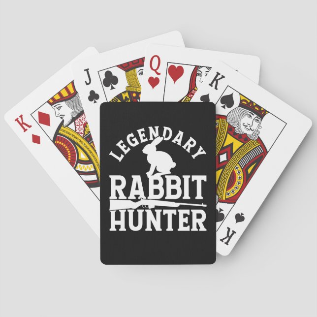 Legendary Rabbit Hunter Playing Cards (Back)