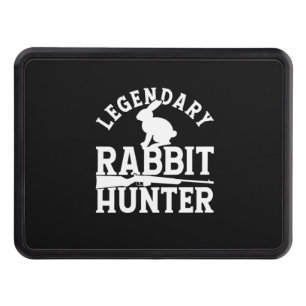 Legendary Rabbit Hunter Trailer Hitch Cover