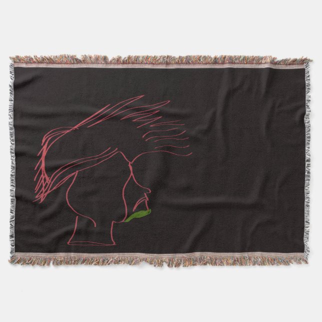 Legendary Rockstar Throw Blanket (Front)