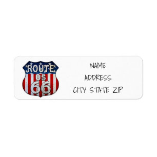 **LEGENDARY ROUTE 66** RETURN ADDRESS LABELS