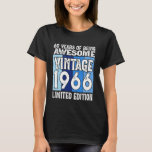 Legendary Since 1966 Limited Edition 60th Birthday T-Shirt<br><div class="desc">Legendary Since 1966 Limited Edition 60th Birthday</div>