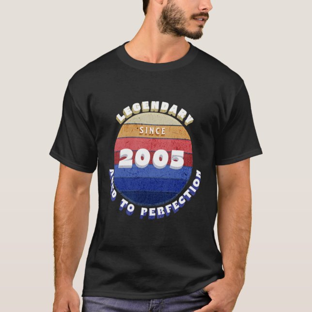 Legendary Since 2005 Retro T-Shirt (Front)