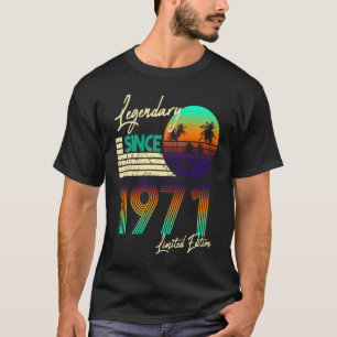 Legendary Since Bday March 1971 Vintage 50Th Birth T-Shirt
