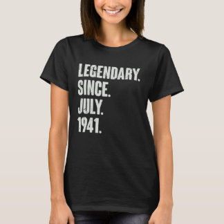 Legendary Since July 1941 81 Year Old 81st Birth T-Shirt