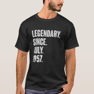 Legendary Since July 1957  65 Year Old  65th Birth T-Shirt