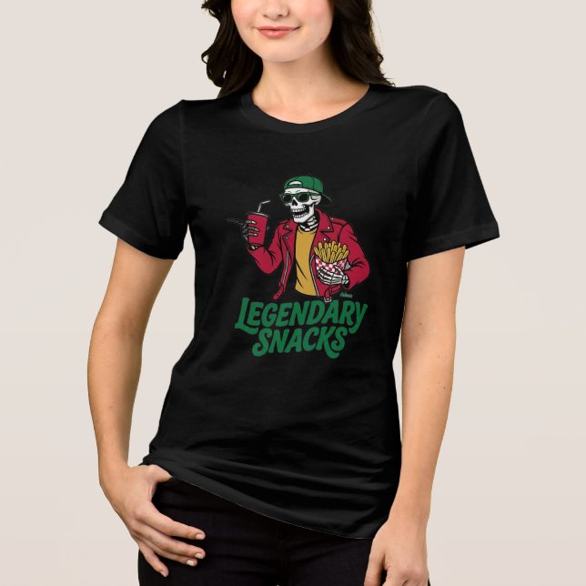 Legendary Snacks Tri-Blend Shirt (Front)