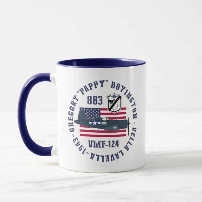 Legendary US Fighters of World War II Mug (Left)
