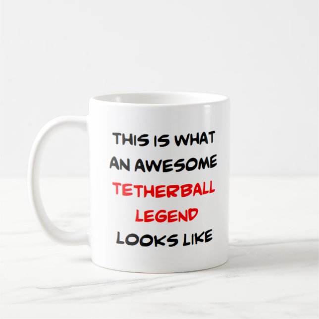légende du tetherball, énorme Mug (Gauche)