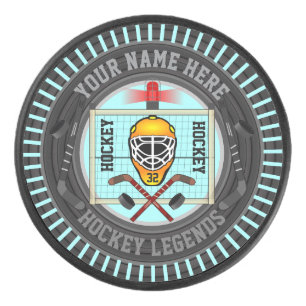 Légendes de hockey personnalisées