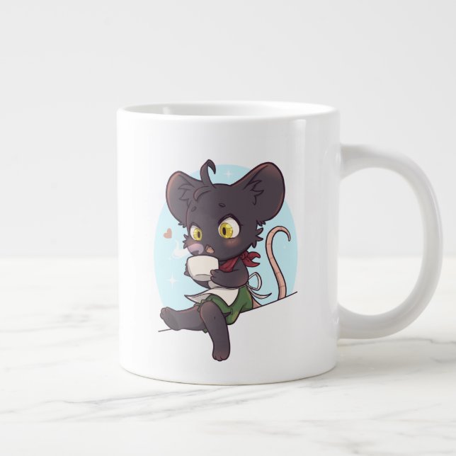 Légendes et lattes Thimble Chibi Mug (Droite)