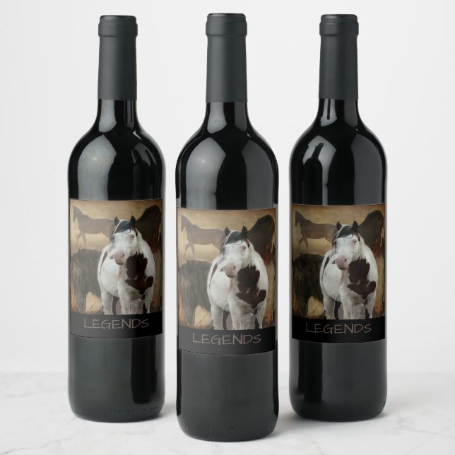 Légendes Étiquettes du vin (Bouteilles)
