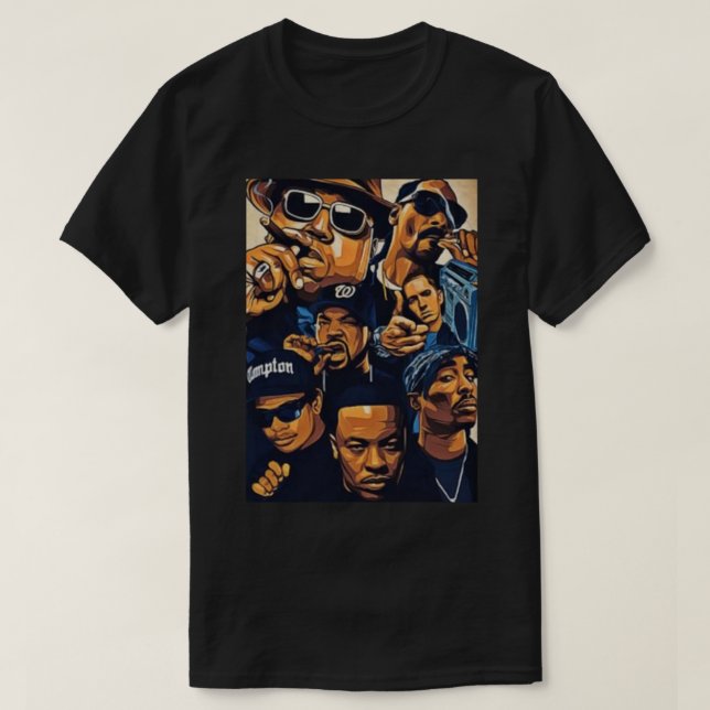 Légendes Hip hop ensemble T-shirt classique Copie (Design devant)