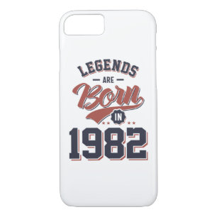 Legends Are Born in 1982 Birthday Gift Case-Mate iPhone Case