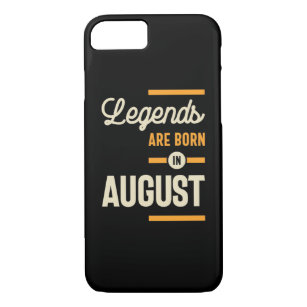 Legends are Born in August - August Birthday Case-Mate iPhone Case