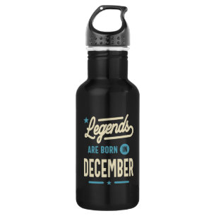 Legends are Born in December - December Birthday 532 Ml Water Bottle