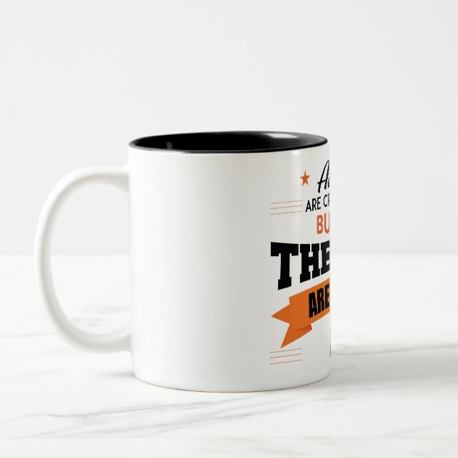 Legends Are Born In May Two-Tone Coffee Mug (Left)