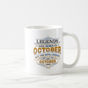 Legends Are Born In October 1992 Womens Birthday C Coffee Mug
