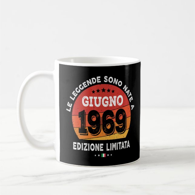 Legends Born In June 1969 53th Birthday 53 Years O Coffee Mug (Left)