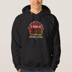 Legends Born In November 1932 90th Birthday 90 Yea Hoodie