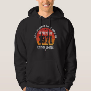 Legends Born In September 1971 51th Birthday 51 Ye Hoodie