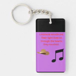 LEGENDS NEVER DIE KEYCHAIN
