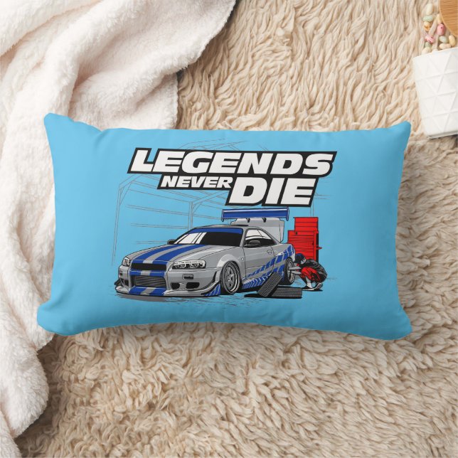 LEGENDS NEVER DIE! LUMBAR PILLOW (Blanket)