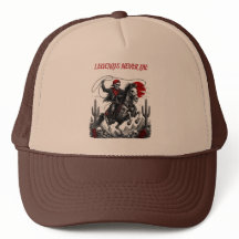 LEGENDS NEVER DIE – Skeleton Cowboy Riding Horse 