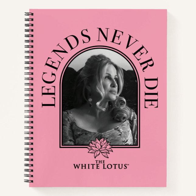 Legends Never Die - The White Lotus Notebook (Front)