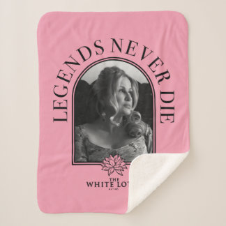Legends Never Die - The White Lotus Sherpa Blanket