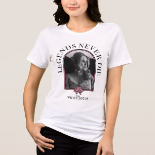 Legends Never Die - The White Lotus Tri-Blend Shirt
