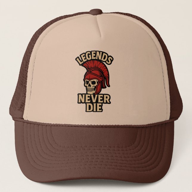 Legends Never Die  Trucker Hat (Front)