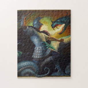 Legends of Charlemagne by Newell Convers Wyeth Jigsaw Puzzle