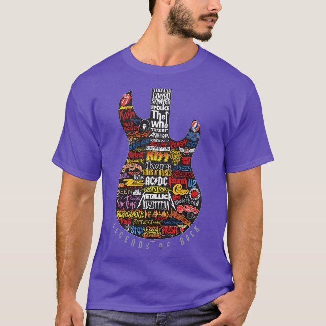 Legends Of Rock gift T-Shirt (Front)