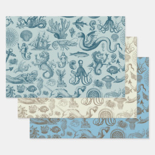 Legends of the Sea Wrapping Paper Sheets