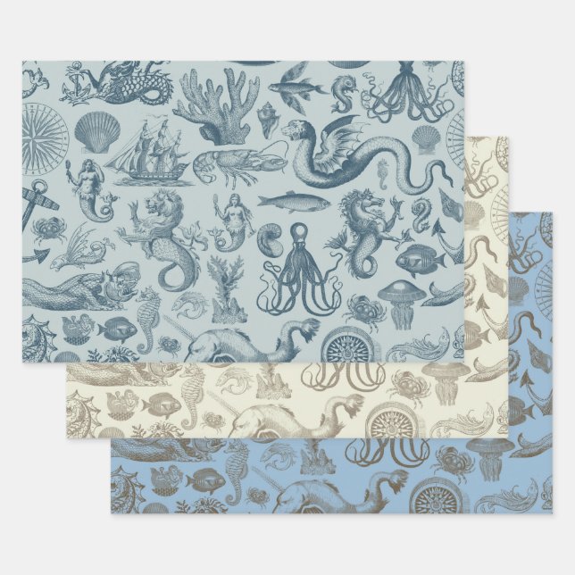 Legends of the Sea Wrapping Paper Sheets (Set)