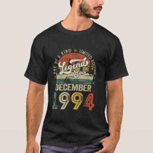 Legends Since December 1994 Vintage Retro 30th Bir T-Shirt