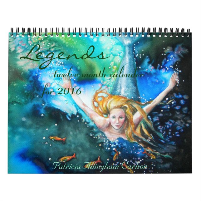 Legends- Twelve month Calender Calendar (Cover)