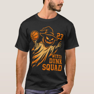Legends Wear 23 Halloween Witch Dunk Squad Basketb T-Shirt