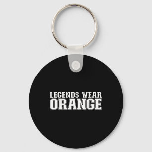 Legends Wear Orange Spirit Wear Team Game Colour W Keychain