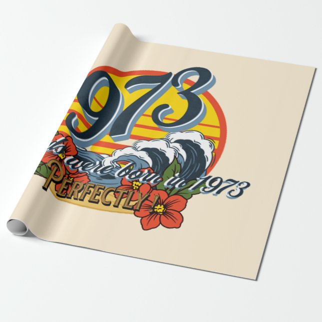 legends were born in 1973 wrapping paper (Unrolled)