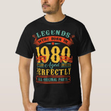 Legends Were Born In 1980 , Legend 1980 Bday Gift