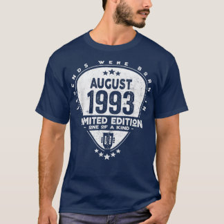 Legends Were Born In August 1993Guitar 2087 T-Shirt