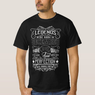 Legends Were Born In December 1957 All Original Pa T-Shirt